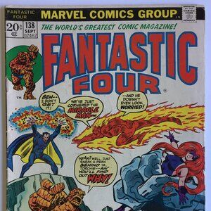 Fantastic Four #138 (Sep 1973, Marvel) Madness is the Miracle Man!